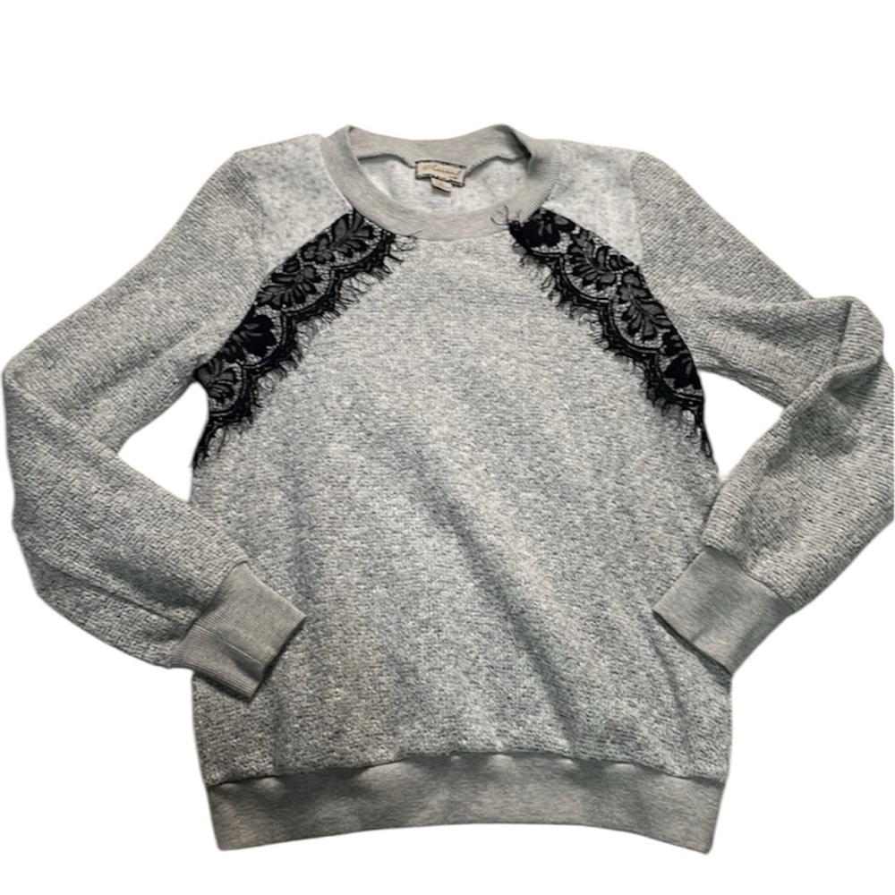 Ethereal Lace Detail Sweater‎